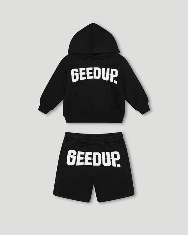 Geedup Cities KidsTracksuit Black/White