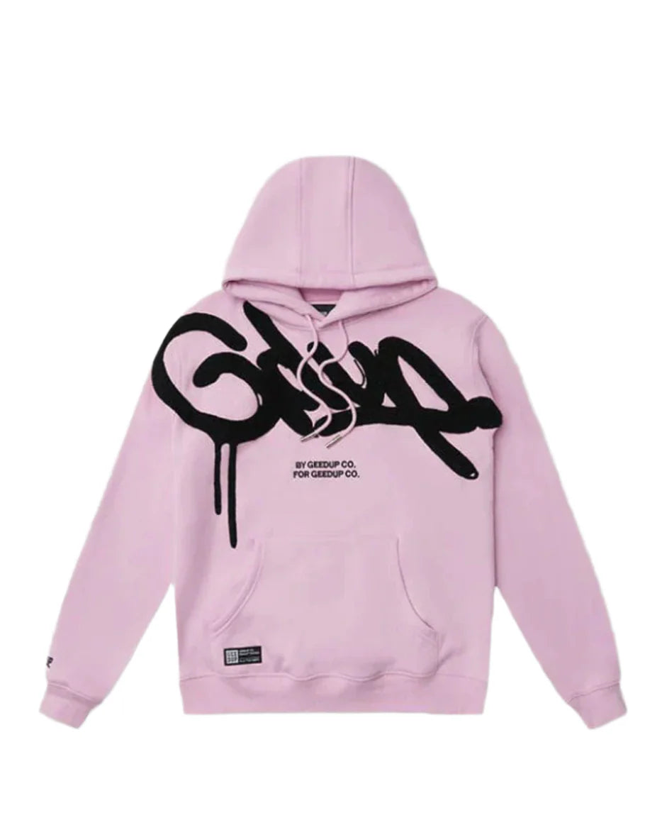 GEEDUP Handstyle Hoodie “Lavender Black”