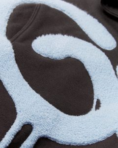 Geedup Handstyle Hoodie Graphite/Pale Blue