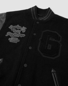 Geedup 13YR PFK Varsity Jacket Black/Black