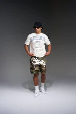 Geedup Handstyle Cargo Short Camo Green